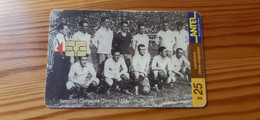 Phonecard Uruguay - Football, Historic Photo - Uruguay