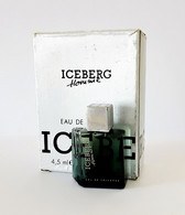 Miniatures De Parfum    ICEBERG HOMME    EDT   4.5  Ml  + BOITE - Miniaturen Herrendüfte (mit Verpackung)