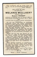 Doodsprentje 1936 Nukerke-Ronse : Melanie Wullaert ( Benjamin Fouquet ) . - Religion & Esotérisme