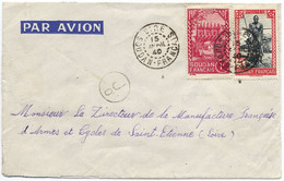 1940 SOUDAN LETTRE OBLITEREE DIRE 15 AVRIL 40 SOUDAN FRANCAIS POUR LA FRANCE - Lettres & Documents