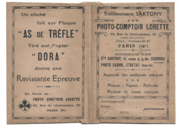 22-1 - 284 Pochette Photo Comptoir Lorette Paris Etablissement SARTONY - Andere & Zonder Classificatie