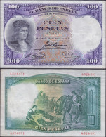 SPAIN - 100 Pesetas 1931 P# 83 Europe Banknote - Edelweiss Coins - 100 Pesetas