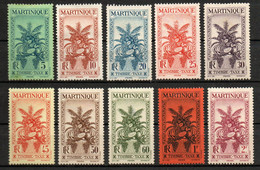 Col24 Colonies Martinique Taxe N° 12 à 21 Neuf X MH Cote 20,00 € - Postage Due