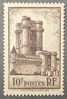 FRA0393MH - Monuments And Sites - Château De Vincennes - 10 F MH Stamp - 1938 - France YT 393 - Ongebruikt