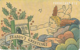 South Africa, SAF-021, Seasons Greetings, Angle & Phone, 2 Scans. - Christmas