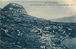 - Dpts Div -ref-AZ695- Isère - La Tronche Et Le Saint Eynard - Vue Prise De La Bastille - - La Tronche