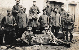 Belgique Occupation Militaire Allemande Guerre 14/18 Wache Celles Soldats 1916 Carte Photo - Autres & Non Classés