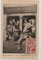 Carte Maximum FRANCE N°Yvert 312 (ENFANTS DES CHÔMEURS) Obl 12/6/36 PEU COMMUNE - 1930-1939