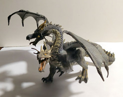 Figurine Dragon À Deux Têtes - Papo 2005 - Autres & Non Classés