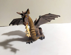 Figurine Dragon Avec Flamme - Papo 2005 - Altri & Non Classificati