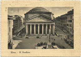 AB773 Roma - Il Pantheon - Auto Cars Voitures / Viaggiata 1952 - Pantheon