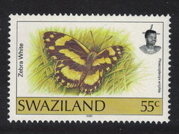 Swaziland Butterfly 'Pinacopteryx Eriphia' 55c Imprint '2000' RARR MNH SG#615a - Swaziland (1968-...)
