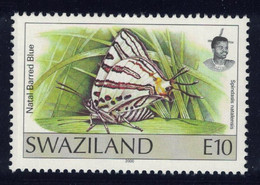 Swaziland Butterfly 'Spindasis Natalensis' E10 Imprint '2000' MNH SG#619 - Swaziland (1968-...)