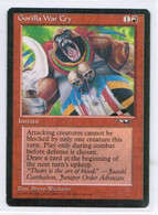 MAGIC The GATHERING  "Gorilla War Cry (1)"---ALLIANCES (MTG--144-9) - Other & Unclassified