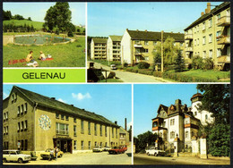 F5749 - TOP Gelenau Freibad Neubaugebiet Haus Des Handwerks - Verlag Bild Und Heimat Reichenbach - Gelenau