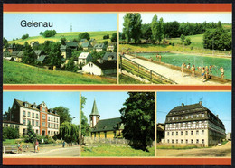 F5750 - TOP Gelenau Freibad - Verlag Bild Und Heimat Reichenbach - Gelenau