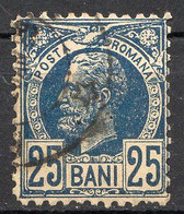 ROUMANIE - (Royaume (1881)) - 1885-88 - N° 68 - 25 B. Bleu S. Jaune - (Roi Charles 1er) - 1858-1880 Moldavia & Principado