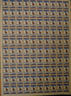 CONGO BEKGE N° 352 FEUILLE COMPLETE 20€ - Full Sheets