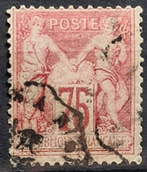 FRANCE 1885 - Canceled - YT 81 - 75c - 1876-1898 Sage (Type II)