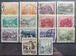 AUSTRIA 1929/30 - Canceled - ANK 498-511 - Complete Set! - Used Stamps