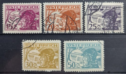 AUSTRIA 1925/30 - Canceled - ANK 473-477 - Used Stamps