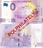 Rzeszow Theatre. Souvenir Billet Banknote 0 EURO. Pologne Poland 2021 - Pologne