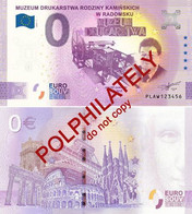 Printing Museum In Radomsko. Souvenir Billet Banknote 0 EURO. Pologne Poland 2021 - Pologne