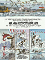 Antarctique TAAF Bloc  BF 7 Jeux Olympiques N** - Blocs-feuillets