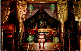 Hawaii Kona Kealakekua Daifukuji Soto Mission Decorated Altar Of The Main Temple - Big Island Of Hawaii