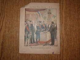 Protège-Cahier/Couverture-"Les Fêtes Franco-Russes"-Format Plié 21,7 Cm X 17,5 Cm Environ. - Protège-cahiers