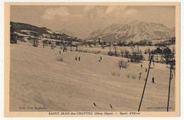 CPSM - SAINT-JEAN-DES-CROTTES (Hautes Alpes) - Sport D'Hiver - Sonstige & Ohne Zuordnung