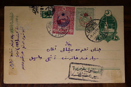 1910's LEVANT Empire Ottoman Cover Turquie Türkei Pangalti Pancaldi Turkey - Covers & Documents