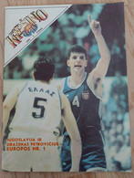 Basketball Magazine Dražen Petrović Nicos Galis Arvydas Sabonis 1989 - Sport