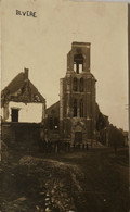 Bevere (Oudenaarde) FOTOKAART // Oorlogschade 1914 - 18 Kerk En Omgeving 19?? - Oudenaarde