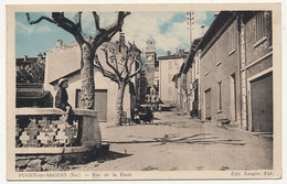 CPA - PUGET-SUR-ARGENS (Var) - Rue De La Poste - Autres & Non Classés