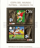 GUINEA EQUATORIAL Block 121,used,football - Oblitérés