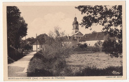 CPA - MONT SOUS VAUDREY (Jura) - Quartier De L'Hameçon - Sonstige & Ohne Zuordnung