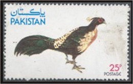 PAKISTAN SG 493 WILD LIFE PEACOCK 20P Fauna Flora - Pakistan