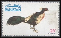 PAKISTAN SG 494 WILD LIFE PEACOCK 25P Fauna Flora - Pakistan