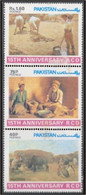 PAKISTAN SG 497-99 RCD ANNIV 15TH SETENENT - Pakistan