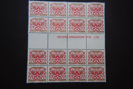 PAKISTAN SG 517 40P MARGIN PRINT BL16 WITH GUTTER PAIR - Pakistan