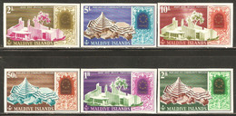 Maldives 1967 Mi# 232-237 B ** MNH - Imperf. - EXPO '67 Intl. Exhibition, Montreal - 1967 – Montreal (Canada)