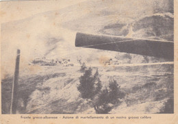 10548-FRONTE GRECO-ALBANESE ARTIGLIERIA ITALIANA-FG - Weltkrieg 1939-45