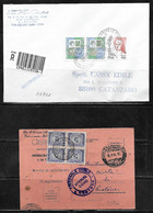 Italia/Italy/Italie: Lotto Di 6 Documenti Postali, Lot Of 6 Postal Documents. Loto Di 6 Documents Postaux - Lotti E Collezioni