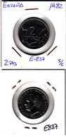 E0837 MONEDA ESPAÑA JUAN CARLOS SIN CIRCULAR 2 PESETAS 1982 1,5 - Other & Unclassified