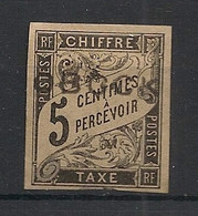 OBOCK - 1892 - Taxe TT N°Yv. 9 - Duval 5c Noir - Neuf * / MH VF - Nuovi