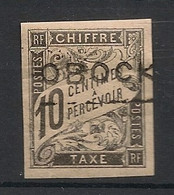 OBOCK - 1892 - Taxe TT N°Yv. 10 - Duval 10c Noir - Neuf * / MH - Neufs