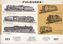 Catalogue FULGUREX 1968 European Prototypes HO O  French Italian Swiss German - En Français, Allemand Et Anglais - Français