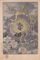 Delcampe - Illustrateur Non Renseigné : Carte Art Nouveau  Sainte Marguerite. - 1900-1949