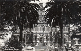 San Jose CA - City Hall Real Photo Postcard RPPC - San Jose